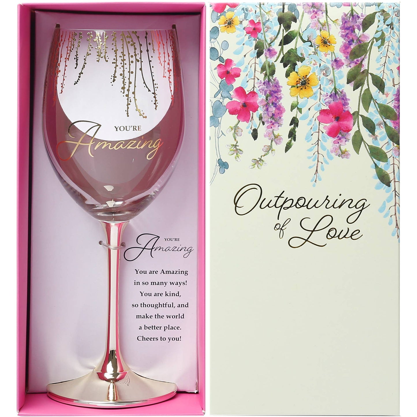 Amazing - Gift Boxed 19 oz Crystal Wine Glass