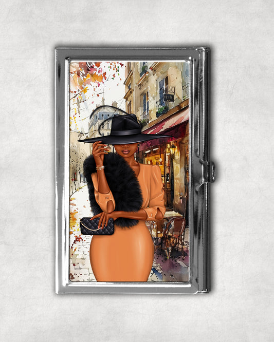 Cafe Business Card Holder