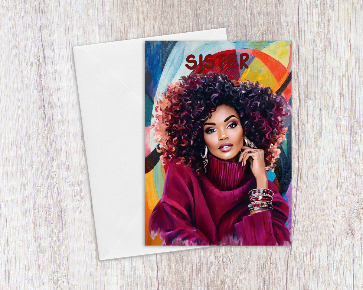 Sister Birthday Greeting Card