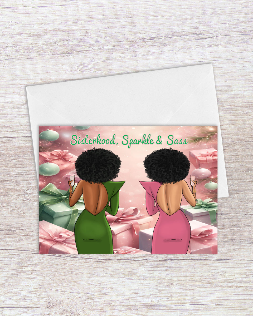 Sisterhood, Sparkle & Sass Christmas Card