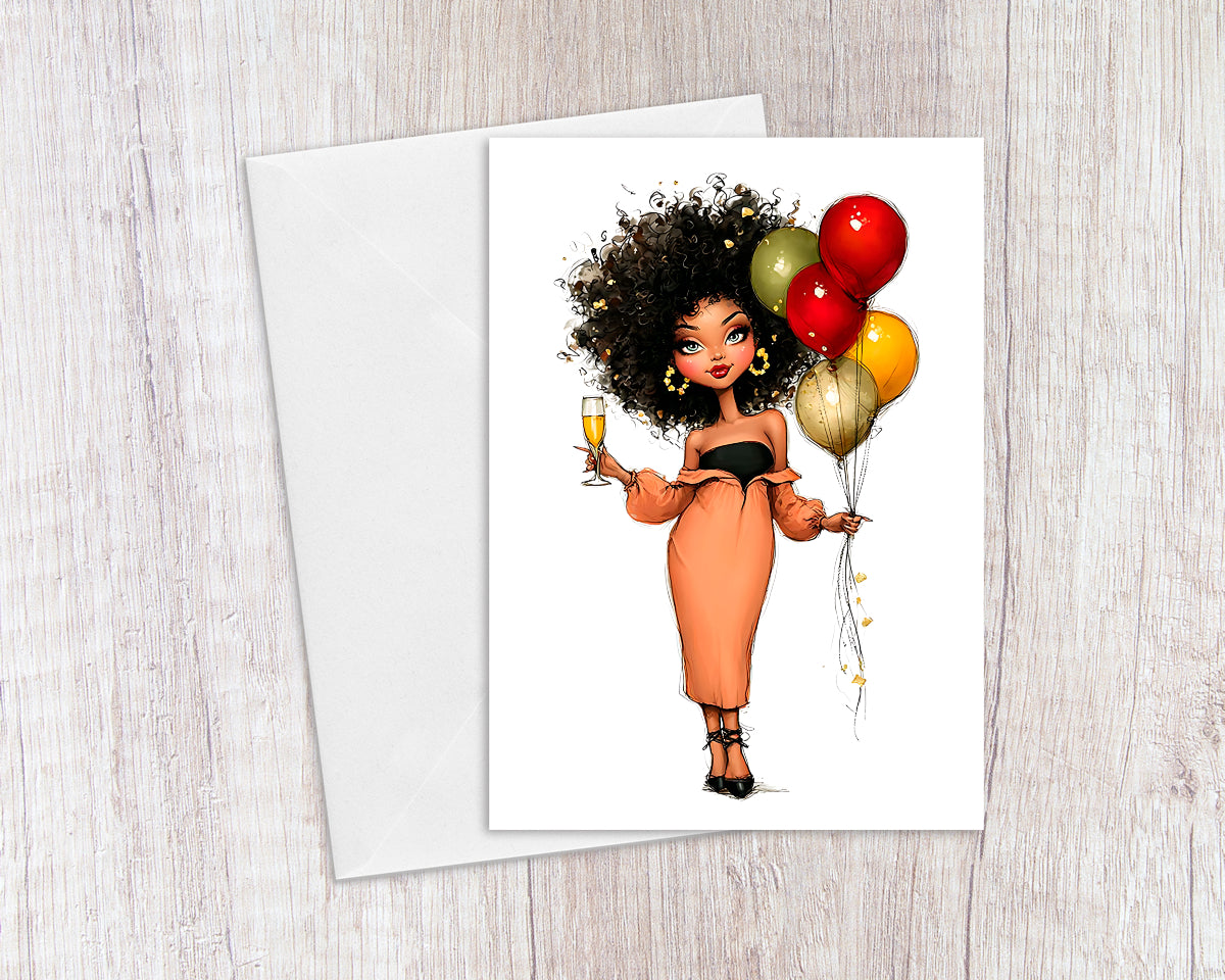 Pop The Bubbly Greeting Card