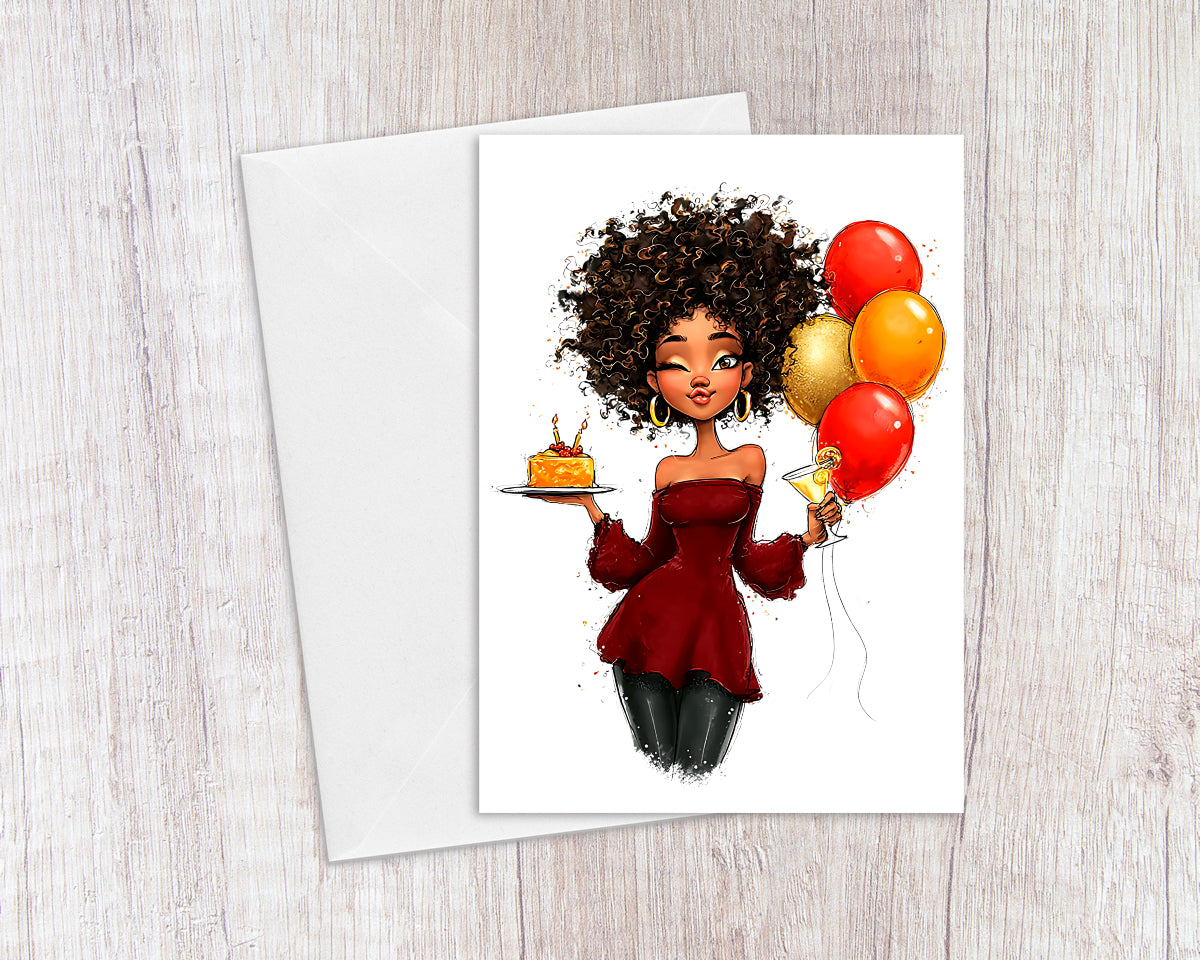 Wink And A Nod Birthday Greeting Card