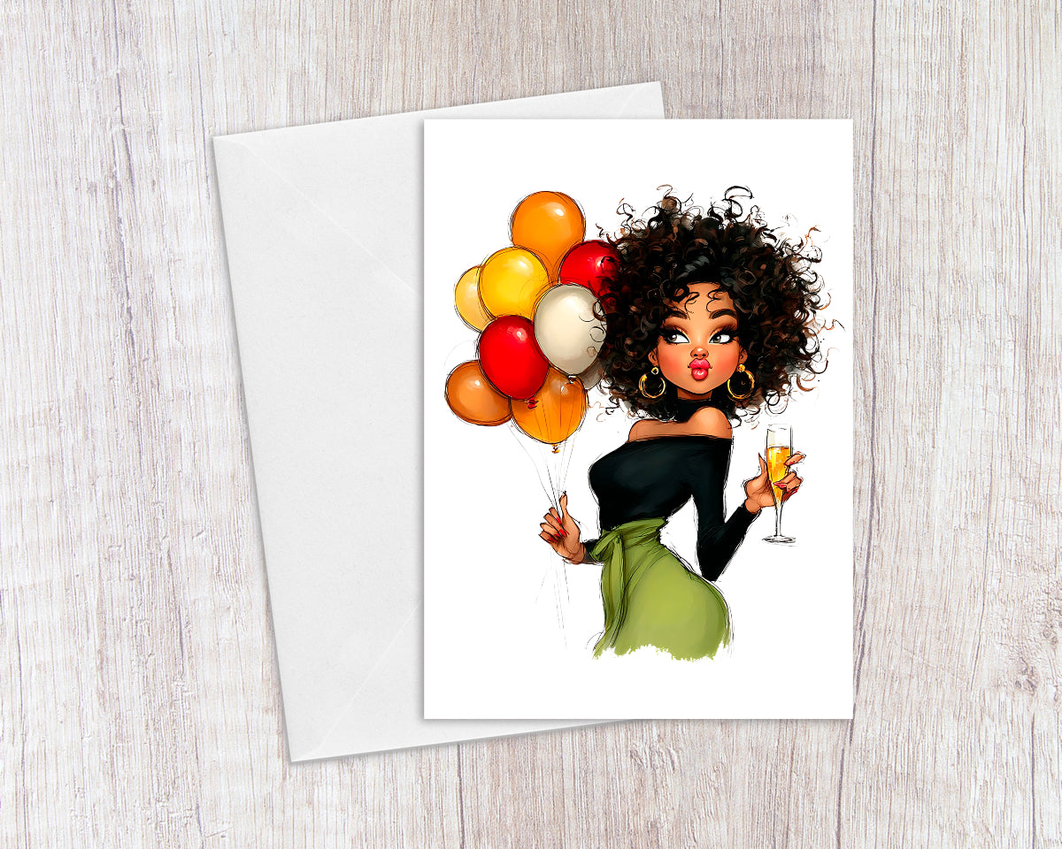 Pucker Up Birthday Card
