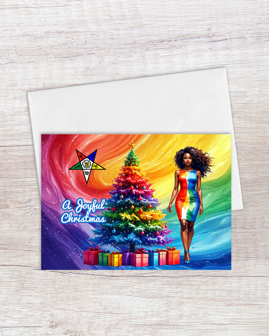 A Joyful Christmas OES Greeting Card
