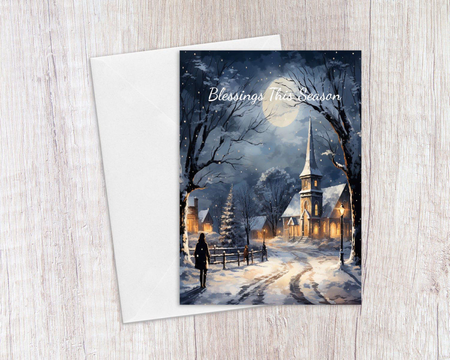 Christmas Blessings For All Greeting Card