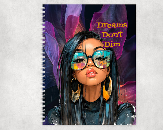 Dreams Don't Dim Composition Notebook