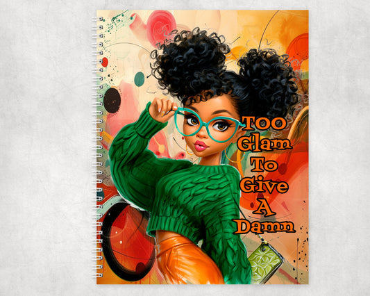 Too Glam Composition Notebook