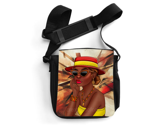 Golden Cross Body Bag