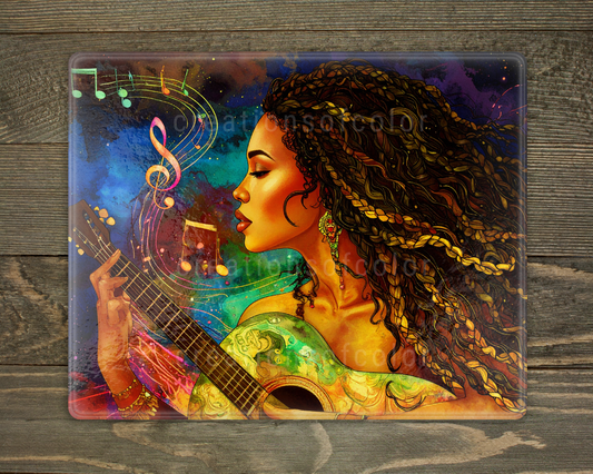 Afrocentric Jazz Goddess Cutting Board