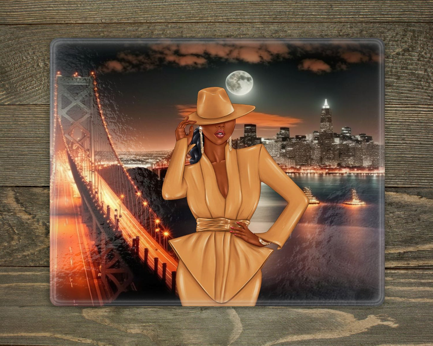 Golden Moon Cutting Board