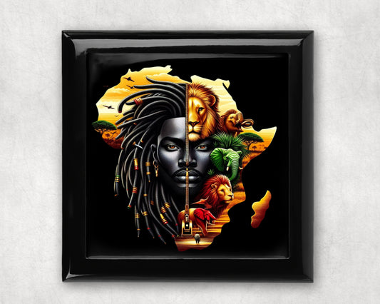 African Male Keepsake Box