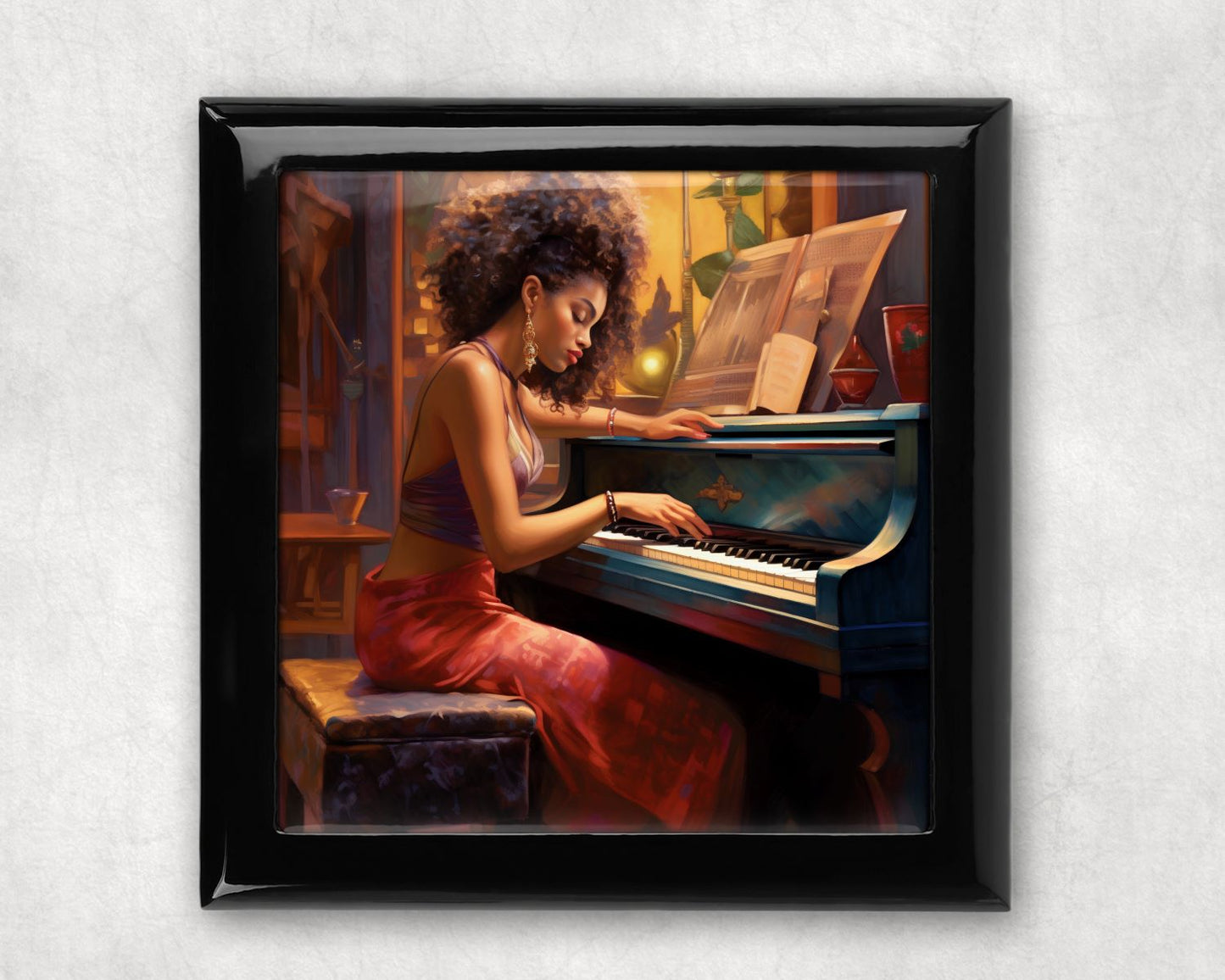 The Piano Keepsake Box