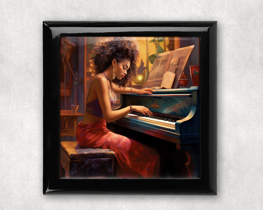 The Piano Keepsake Box