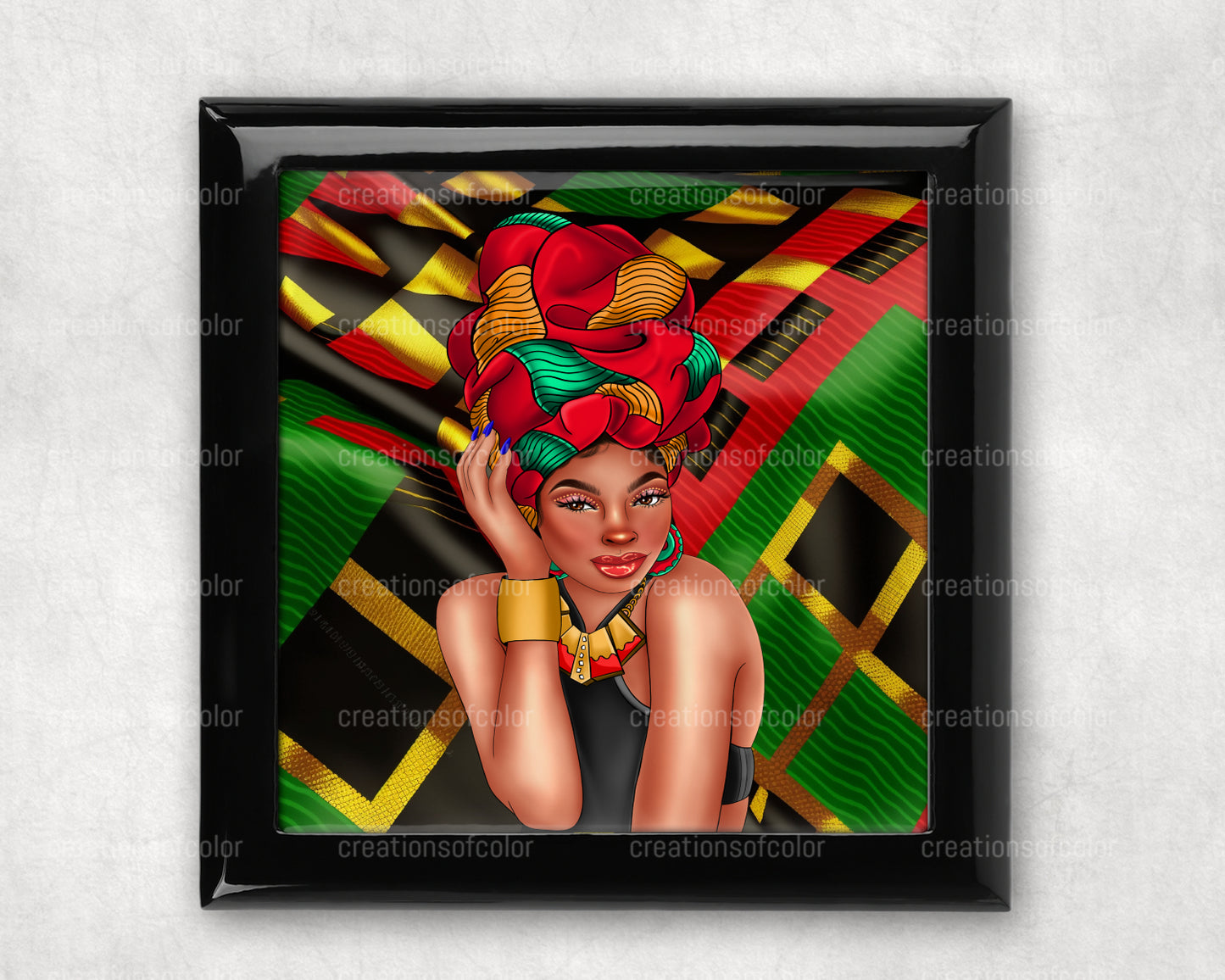 Memories of Africa Keepsake Box