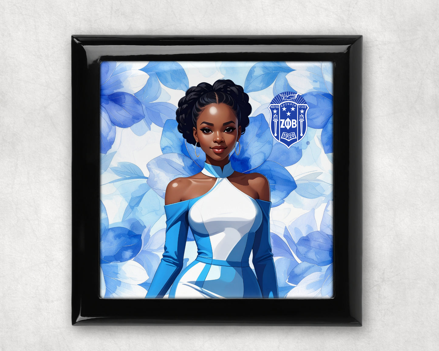 Style And Elegance Zeta Keepsake Box