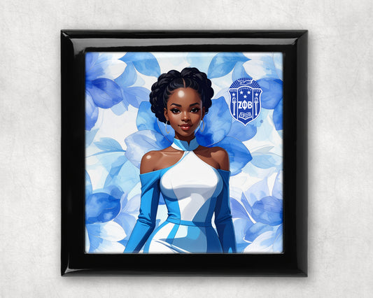Style And Elegance Zeta Keepsake Box
