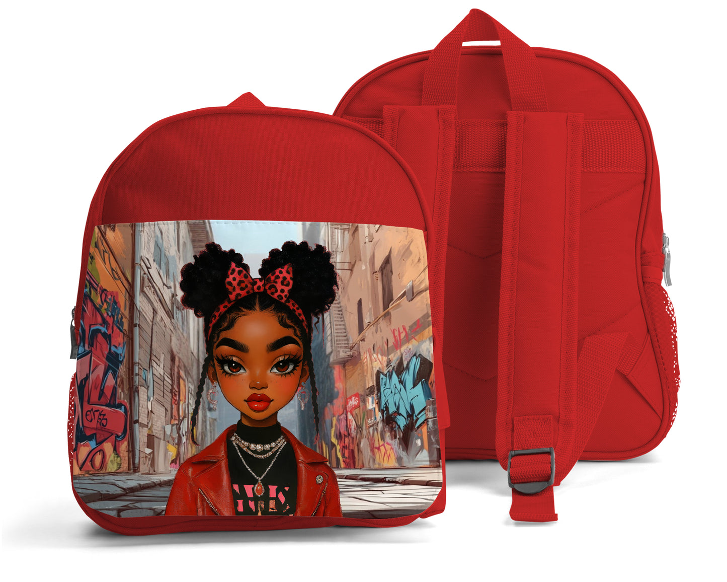 Cute In Red Children's Backpack