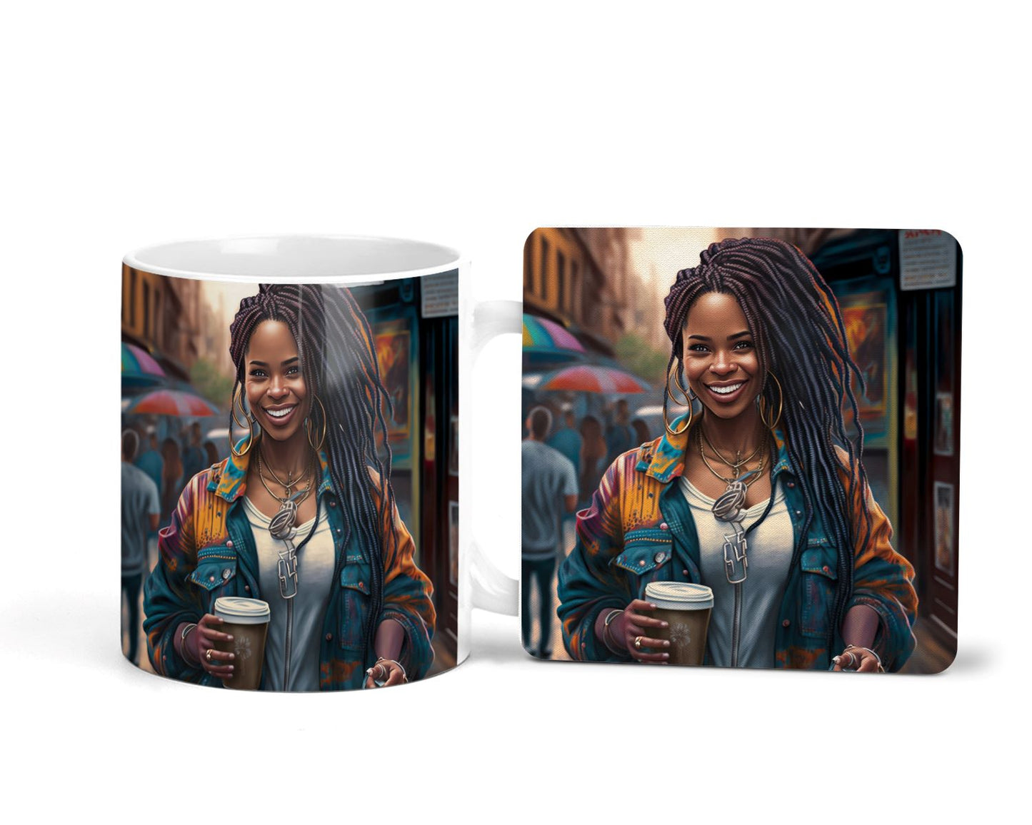 It's Coffee Time Mug/Coasters/Set
