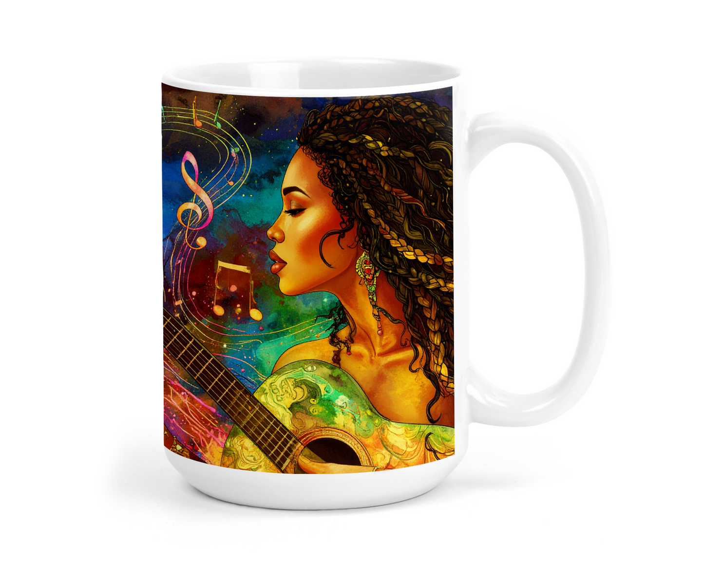 Afrocentric Jazz Goddess Mug