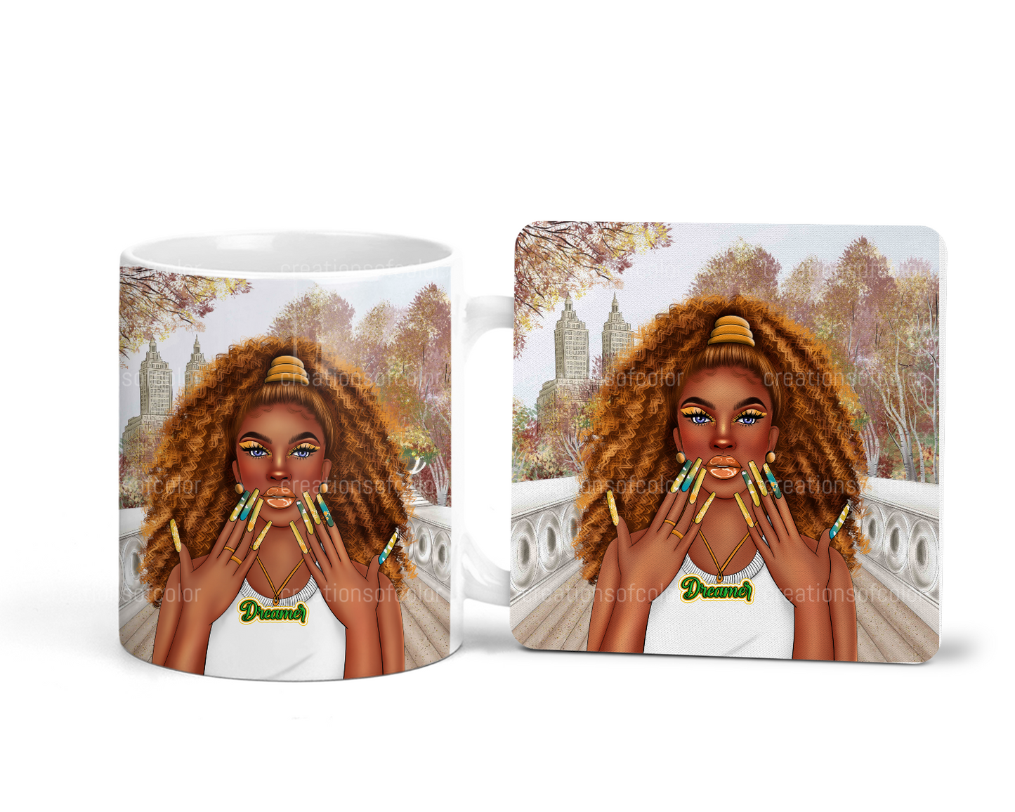 On The Bridge Mug, Coasters or Set