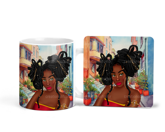 In The Town Mug/Coasters/Set