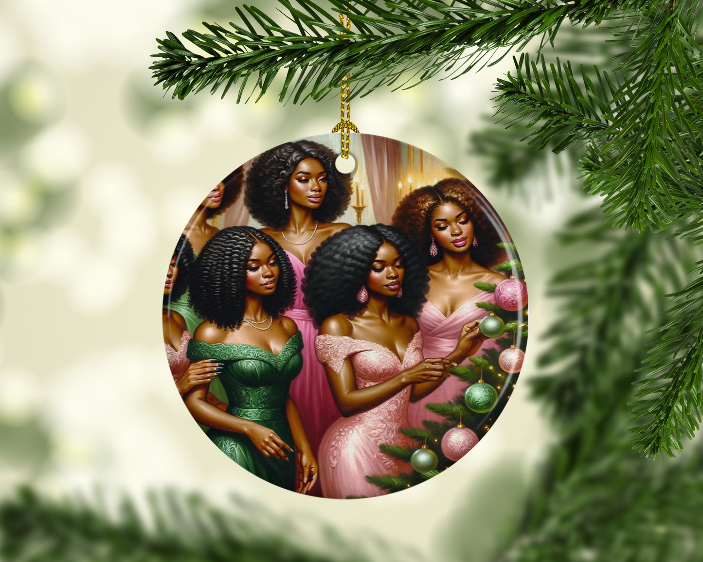 Celebrating The Season Porcelain Ornament