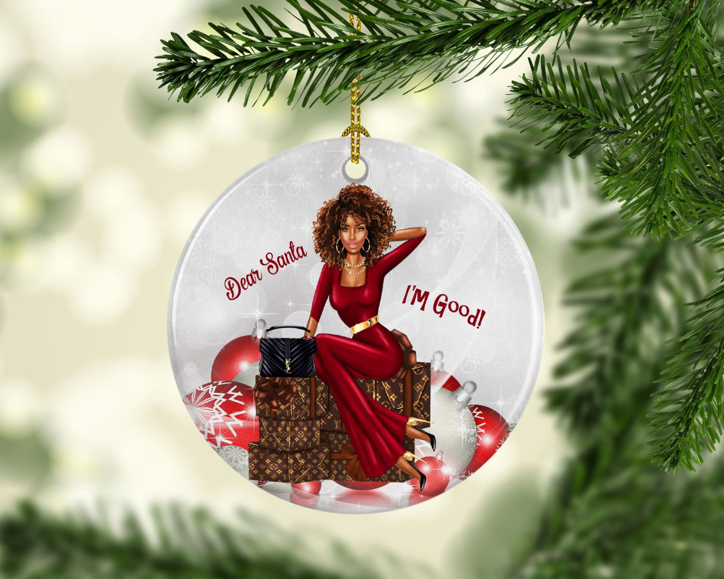 Dear Santa Ornament