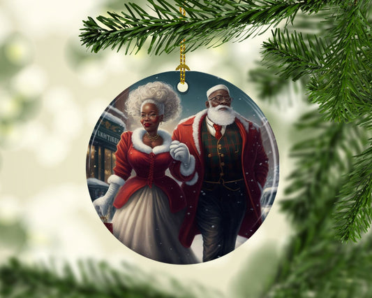 Mr. and Mrs. Claus Ornament