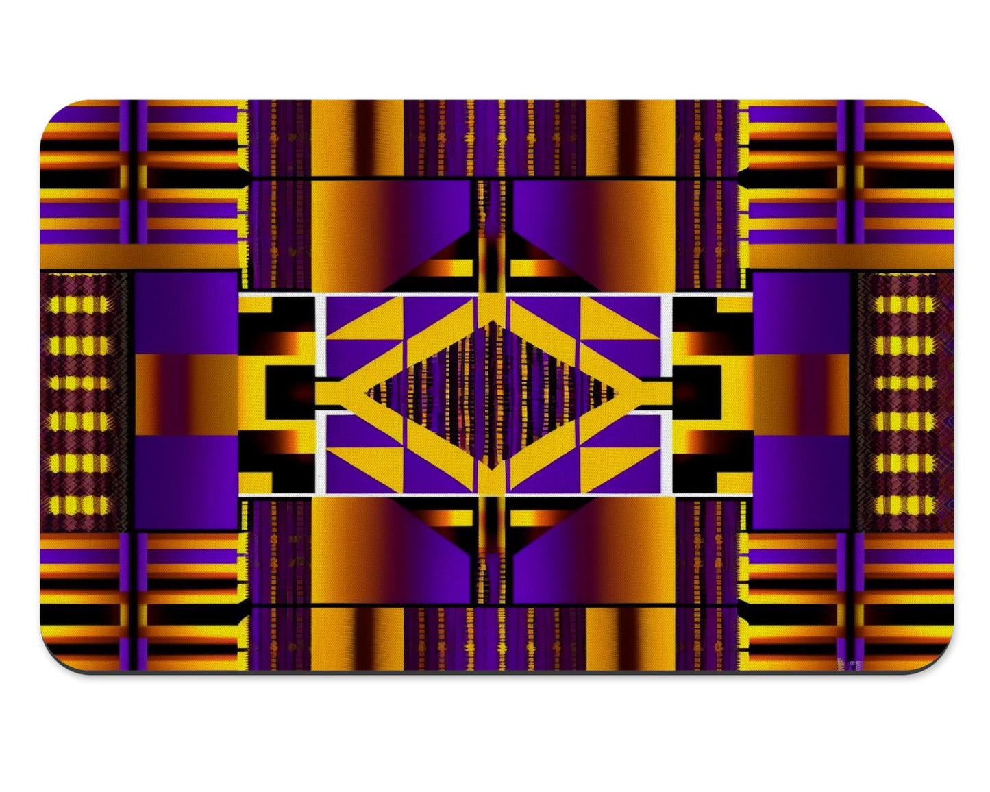 Afrocentric Pattern Purple Placemats