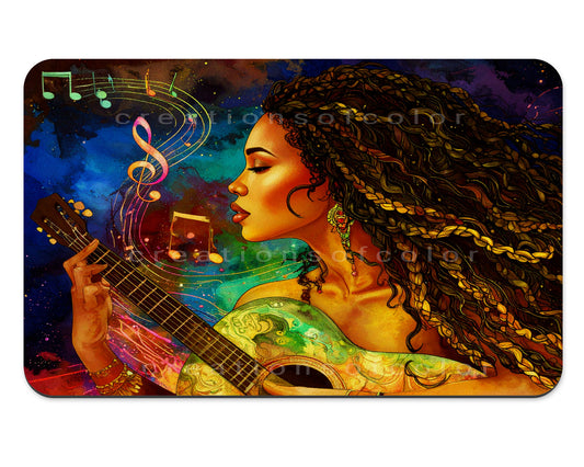 Afrocentric Jazz Goddess Placemats