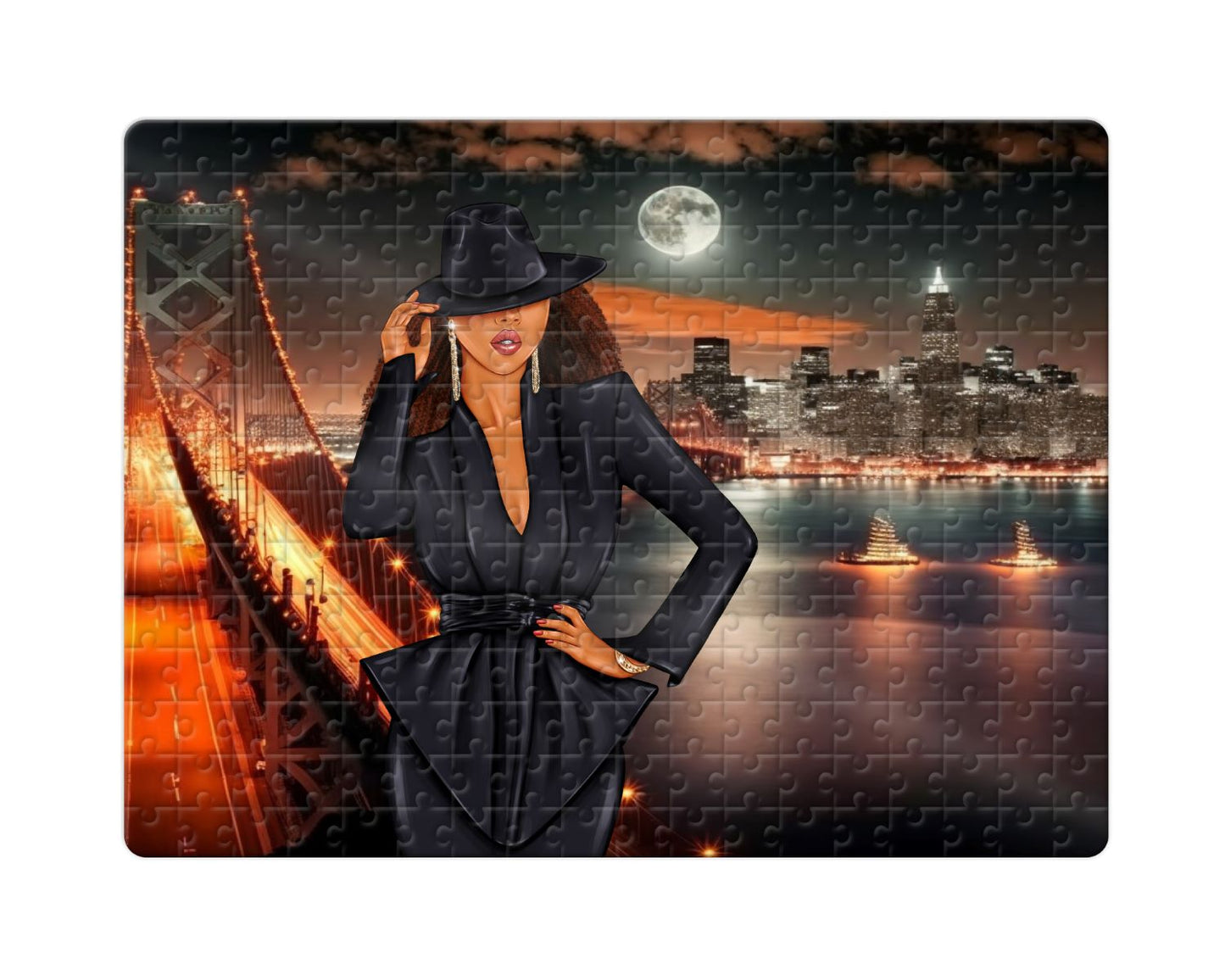 Moon Over The City Puzzle