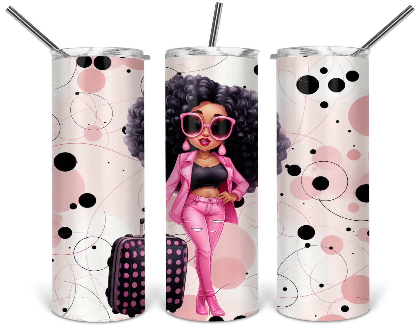 Travel Time Skinny Tumbler