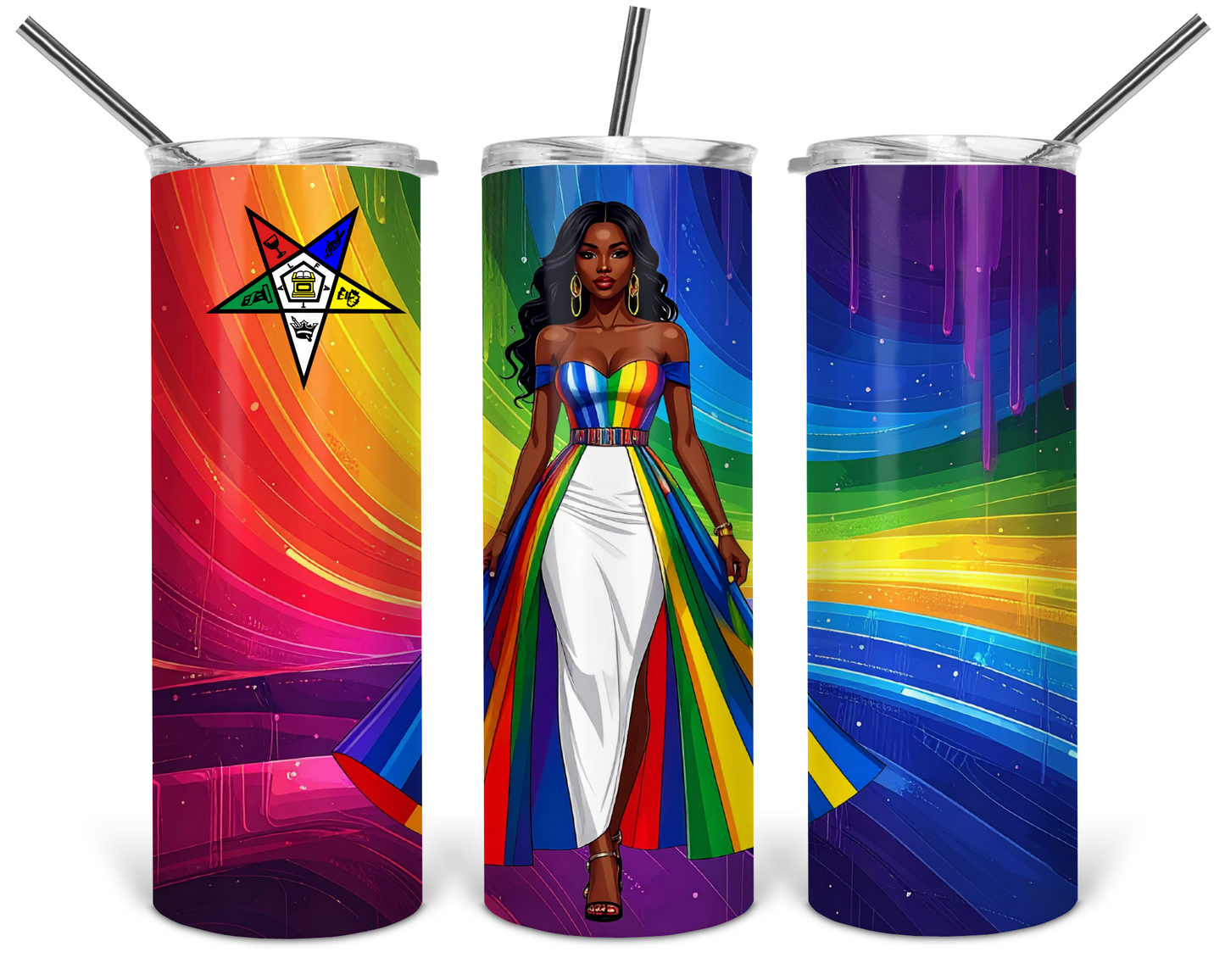 Glamorous OES Skinny Tumbler
