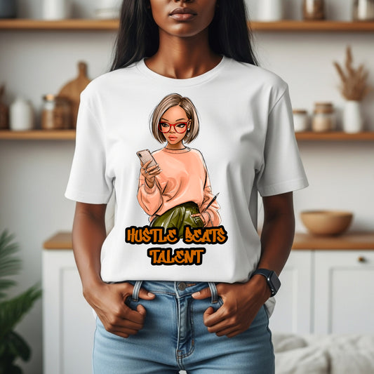 Hustle Beats Talent T-Shirt