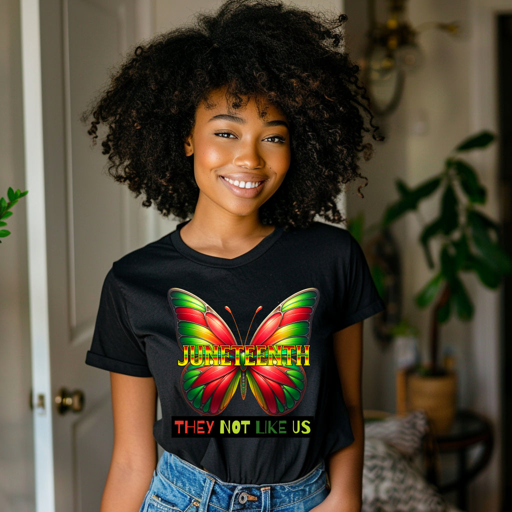 Juneteenth Butterfly T-Shirt