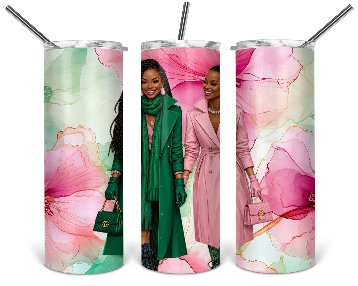 Sisterhood Friends Skinny Tumbler