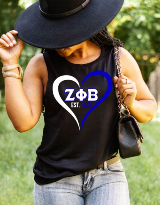 Zeta Heart T-Shirt