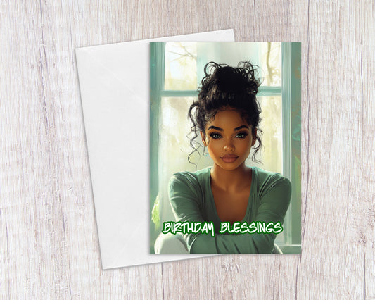 Birthday Blessings Greeting Card