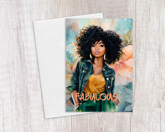 Fabulous Birthday Greeting Card