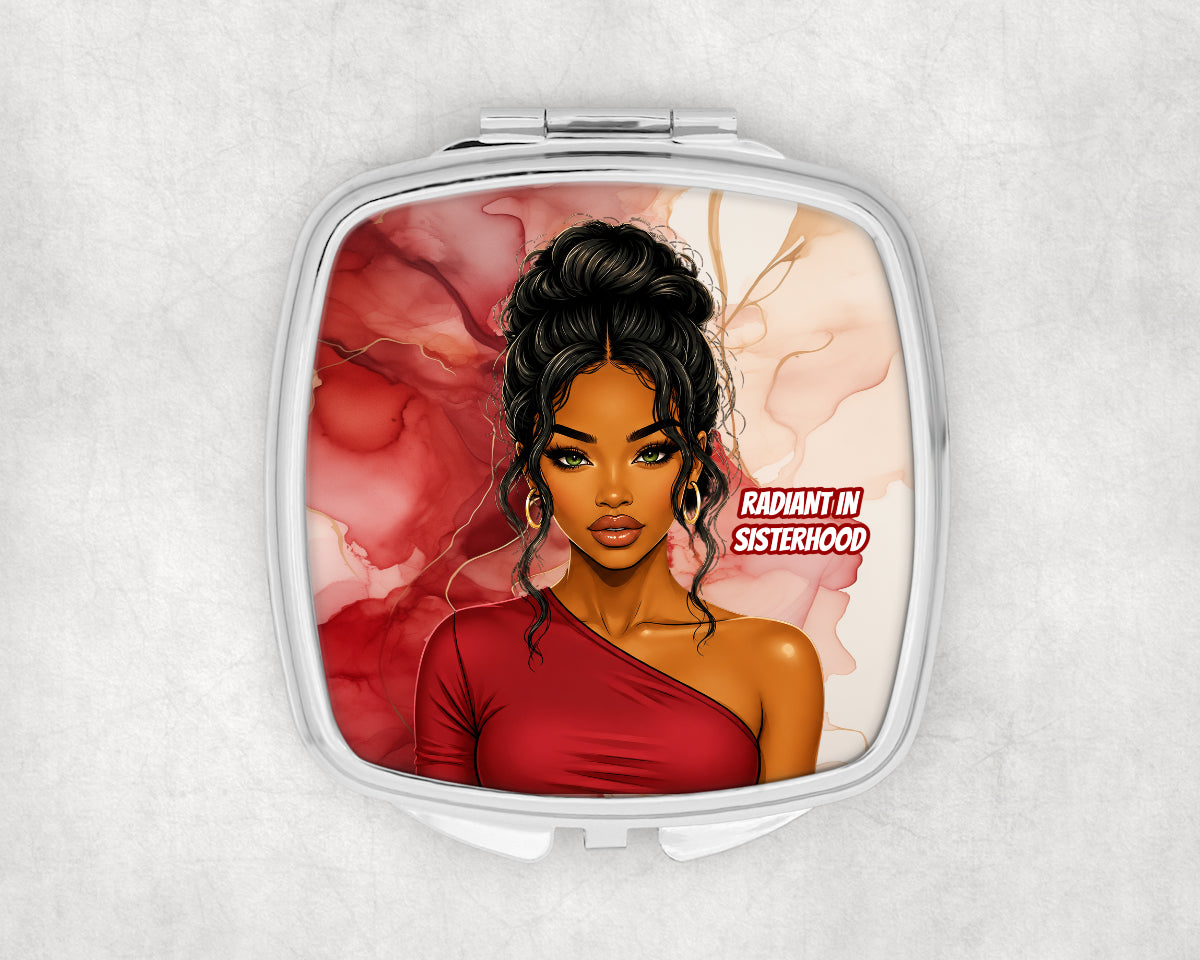 Radiant In Sisterhood Compact Mirror