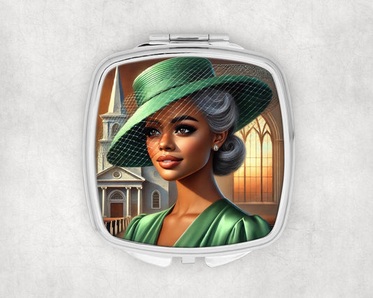 Embrace The Journey Compact Mirror