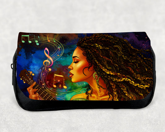 Afrocentric Jazz Goddess Cosmetic Bag