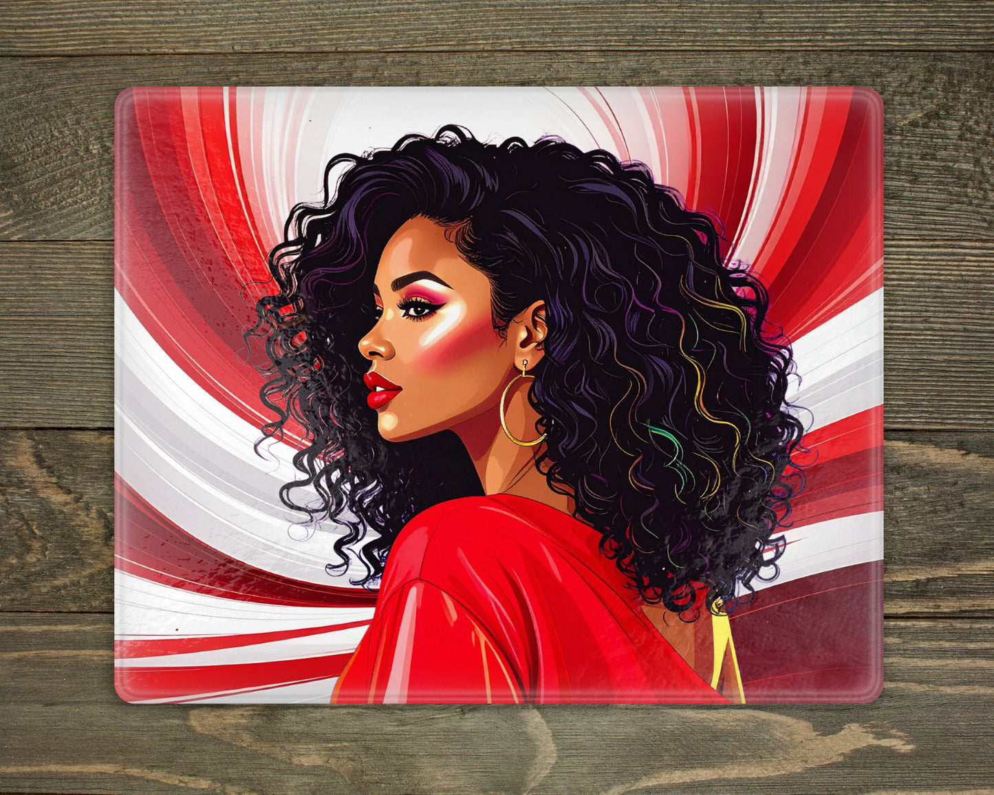 Rose Cutting Board