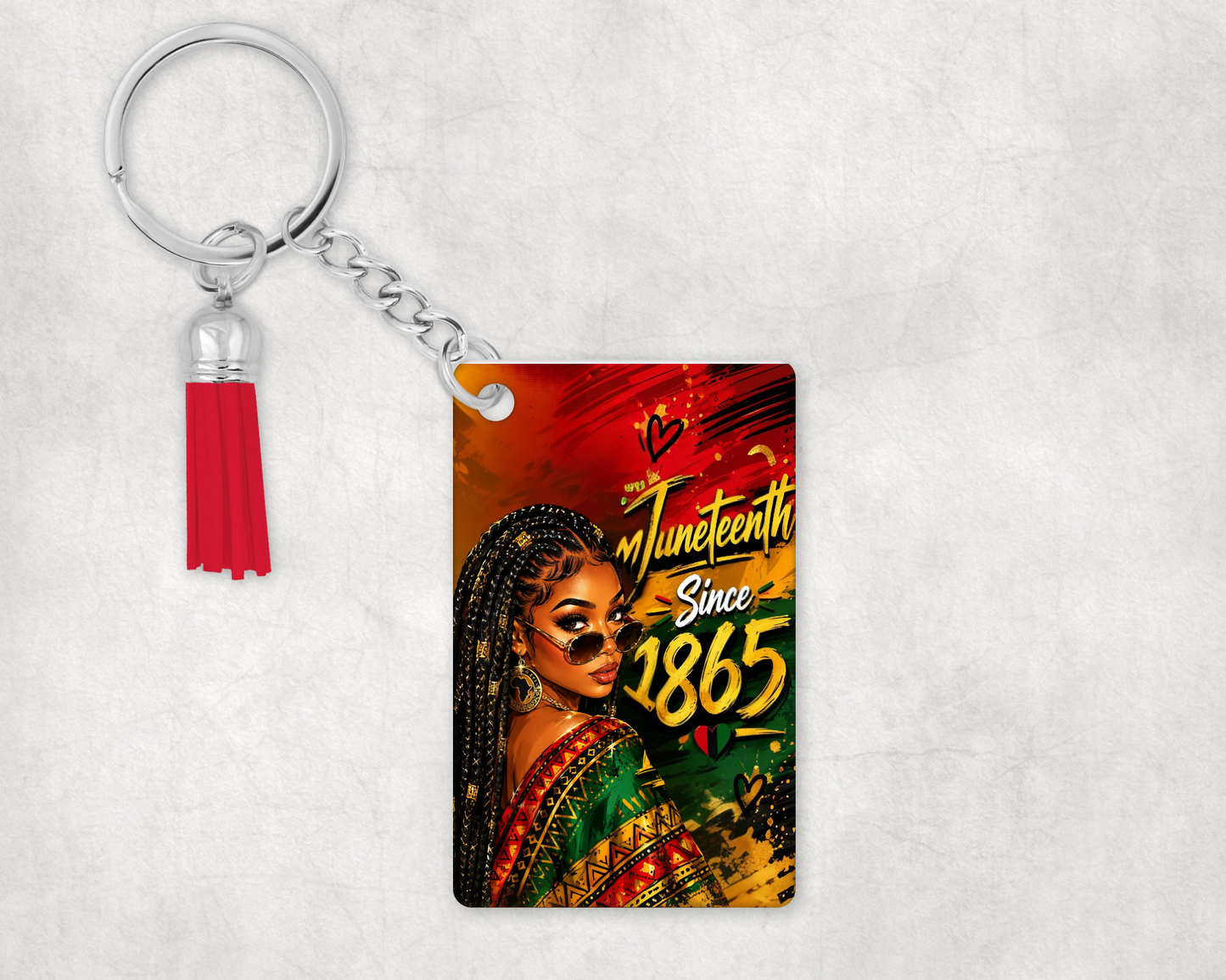 Juneteenth Keychain