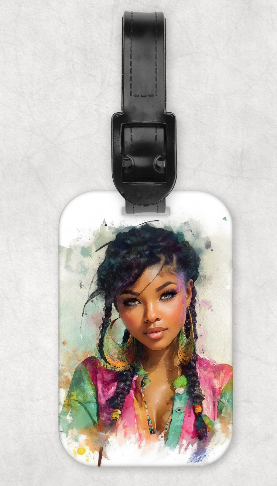 Painted Beauty Luggage Tag