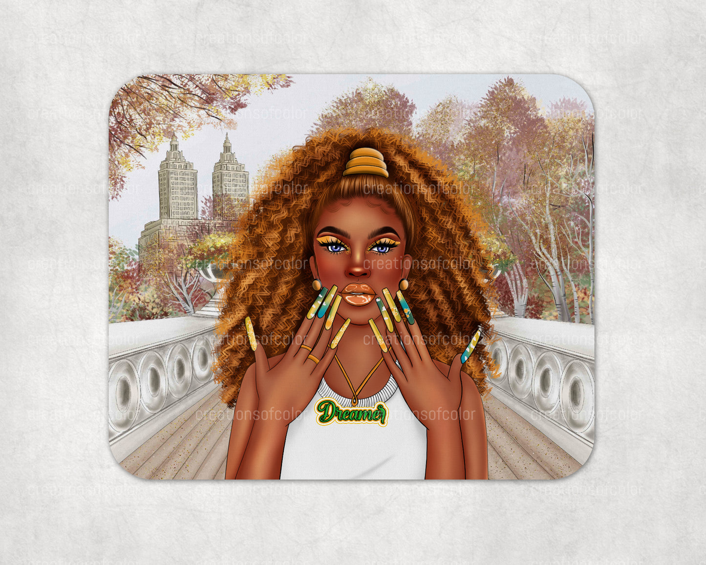 On The Bridge Mousepad