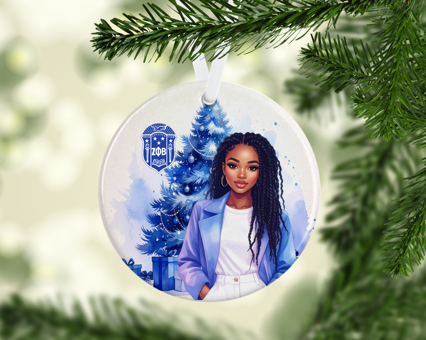 Zeta Sisterly Love Ornament