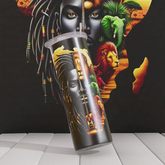 African Male Skinny Tumbler