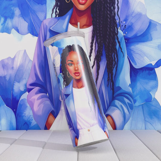 Zeta Sisterly Love Skinny Tumbler