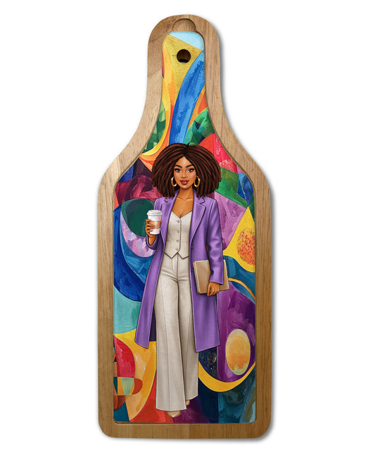 Boss Lady Wine & Cheese Cutting Board Set